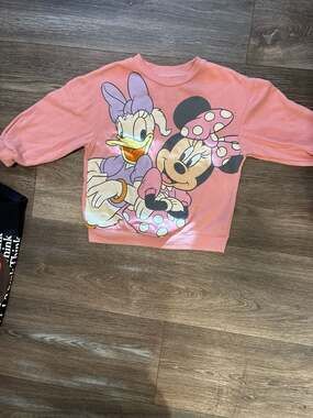 Disney Mickey and Friends Toddler Girl Minnie Mouse and Daisy Duck Graphic Pink